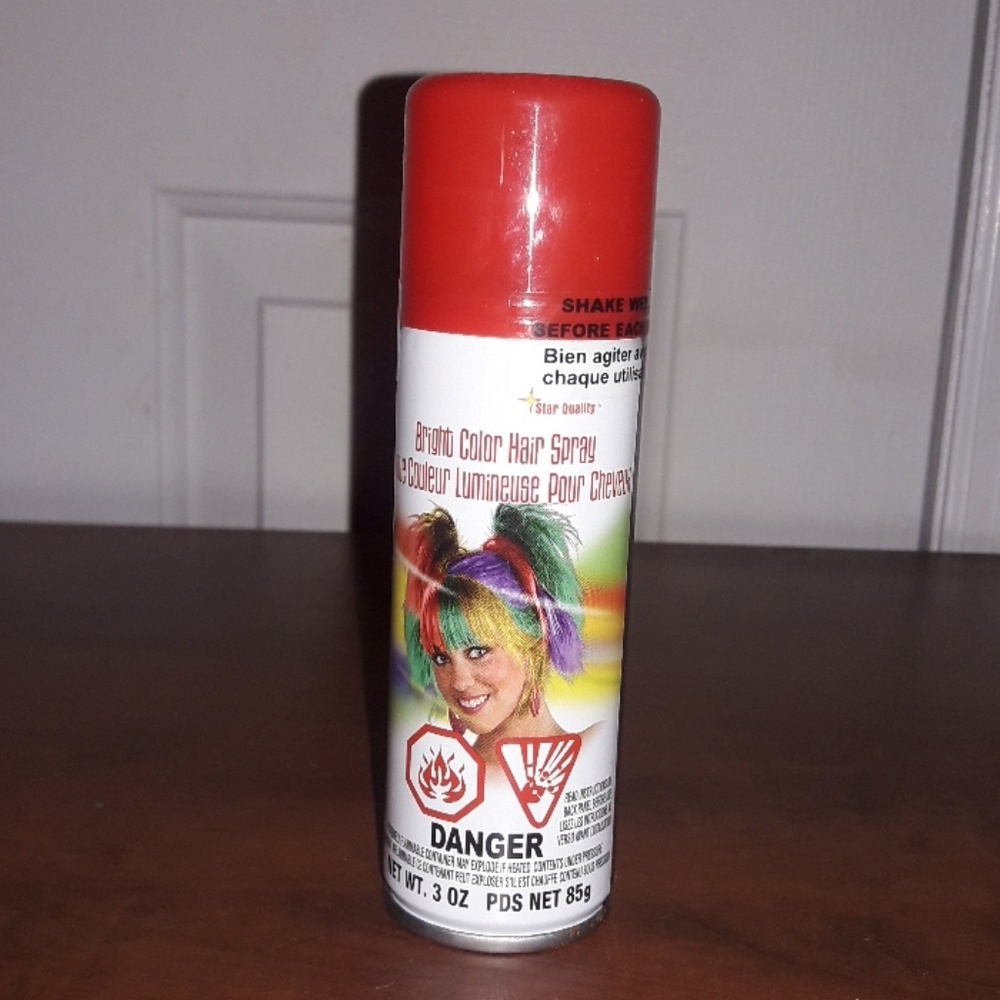 Color hair spray (red)